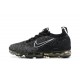 Dame/Herre Nike Air VaporMax 2021 Flyknit Black Grå DC9394-001 Løper sko