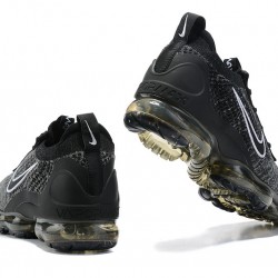 Dame/Herre Nike Air VaporMax 2021 Flyknit Black Grå DC9394-001 Løper sko