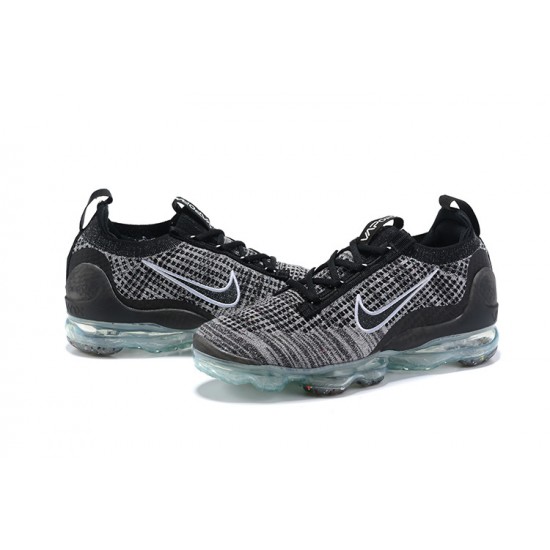 Dame/Herre Nike Air VaporMax 2021 Flyknit Black Grå DH4088-003 Løper sko