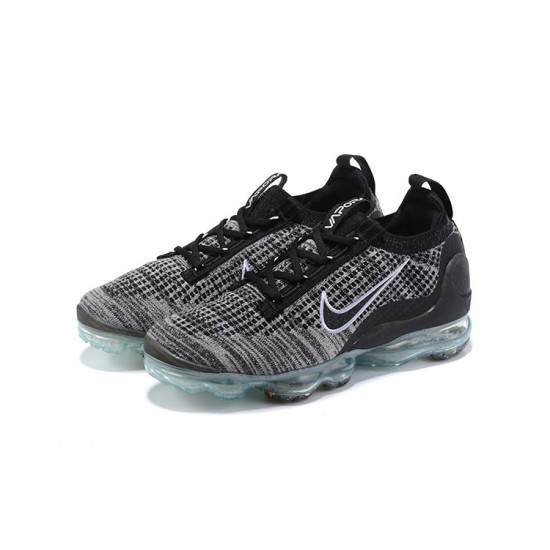 Dame/Herre Nike Air VaporMax 2021 Flyknit Black Grå DH4088-003 Løper sko