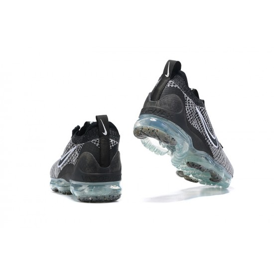 Dame/Herre Nike Air VaporMax 2021 Flyknit Black Grå DH4088-003 Løper sko