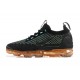 Dame/Herre Nike Air VaporMax 2021 Flyknit Black Orange Løper sko