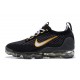 Dame/Herre Nike Air VaporMax 2021 Flyknit Black Gul DH4086-001 Løper sko