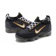 Dame/Herre Nike Air VaporMax 2021 Flyknit Black Gul DH4086-001 Løper sko