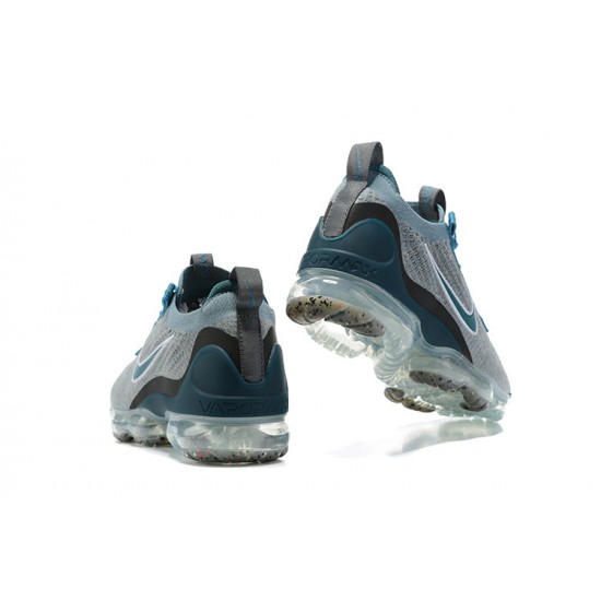 Dame/Herre Nike Air VaporMax 2021 Flyknit Blå Grå DC9394-400 Løper sko