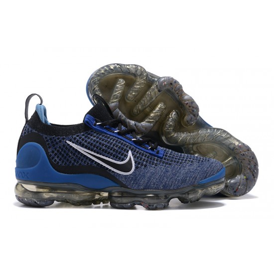 Dame/Herre Nike Air VaporMax 2021 Flyknit Blå Grå DH4086-400 Løper sko