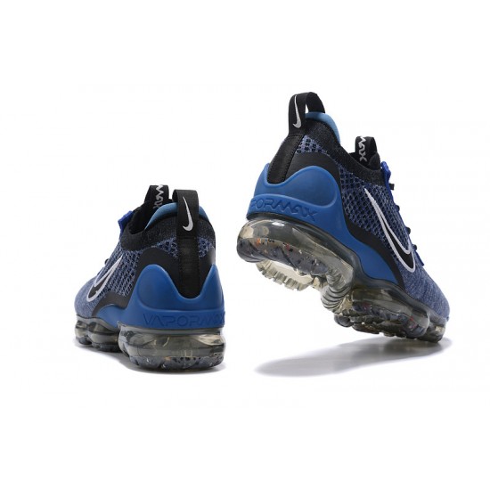 Dame/Herre Nike Air VaporMax 2021 Flyknit Blå Grå DH4086-400 Løper sko