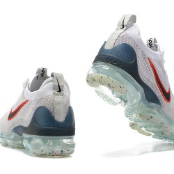 Dame/Herre Nike Air VaporMax 2021 Flyknit Blå Rød  DC9454-100 Løper sko