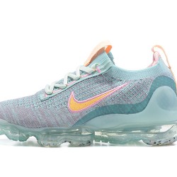 Dame/Herre Nike Air VaporMax 2021 Flyknit Grønt Pink DH4088-300 Løper sko