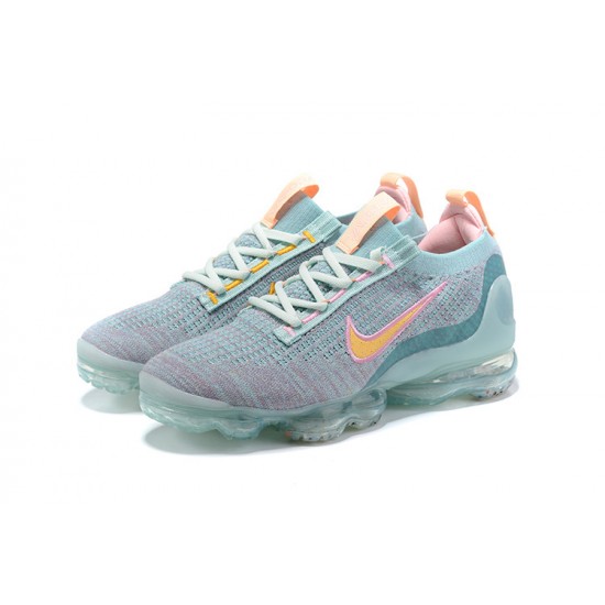 Dame/Herre Nike Air VaporMax 2021 Flyknit Grønt Pink DH4088-300 Løper sko