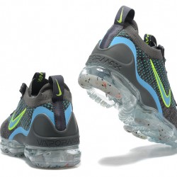 Dame/Herre Nike Air VaporMax 2021 Flyknit Grå Blå DB1550-001 Løper sko