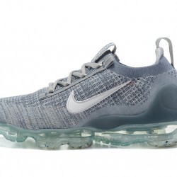 Dame/Herre Nike Air VaporMax 2021 Flyknit Grå Blå DH4084-400 Løper sko