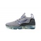 Dame/Herre Nike Air VaporMax 2021 Flyknit Grå Blå Løper sko