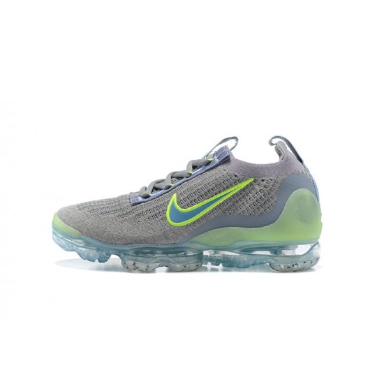 Dame/Herre Nike Air VaporMax 2021 Flyknit Grå Grønt DH4084-003 Løper sko