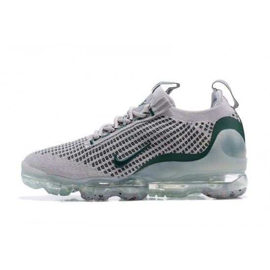 Dame/Herre Nike Air VaporMax 2021 Flyknit Grå Grønt DN3074-001 Løper sko