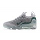 Dame/Herre Nike Air VaporMax 2021 Flyknit Grå Grønt DN3074-001 Løper sko