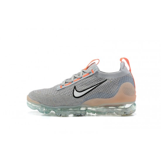 Dame/Herre Nike Air VaporMax 2021 Flyknit Grå Orange DH4084-002  Løper sko