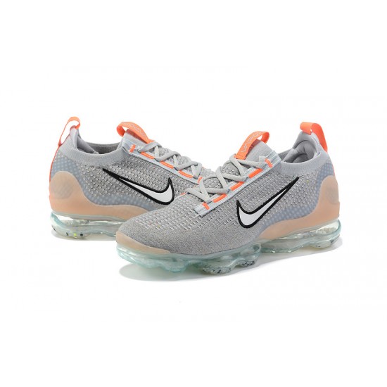 Dame/Herre Nike Air VaporMax 2021 Flyknit Grå Orange DH4084-002  Løper sko