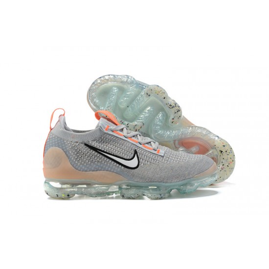 Dame/Herre Nike Air VaporMax 2021 Flyknit Grå Orange DH4084-002  Løper sko