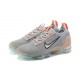 Dame/Herre Nike Air VaporMax 2021 Flyknit Grå Orange DH4084-002  Løper sko