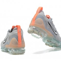 Dame/Herre Nike Air VaporMax 2021 Flyknit Grå Orange DH4084-002  Løper sko