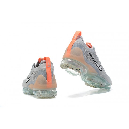 Dame/Herre Nike Air VaporMax 2021 Flyknit Grå Orange DH4084-002  Løper sko