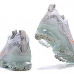 Dame/Herre Nike Air VaporMax 2021 Flyknit Grå Orange DH4090-002 Løper sko