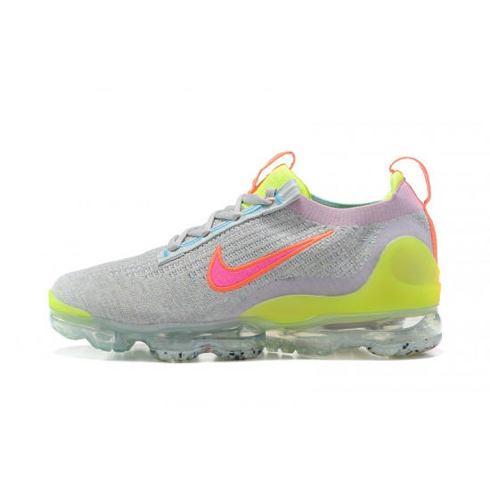 Dame/Herre Nike Air VaporMax 2021 Flyknit Grå Pink DH4088-002 Løper sko