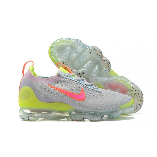 Dame/Herre Nike Air VaporMax 2021 Flyknit Grå Pink DH4088-002 Løper sko