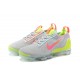 Dame/Herre Nike Air VaporMax 2021 Flyknit Grå Pink DH4088-002 Løper sko