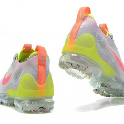 Dame/Herre Nike Air VaporMax 2021 Flyknit Grå Pink DH4088-002 Løper sko