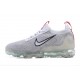 Dame/Herre Nike Air VaporMax 2021 Flyknit Grå Rød DB1550-003 Løper sko