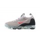 Dame/Herre Nike Air VaporMax 2021 Flyknit Grå Rød DH4085-003 Løper sko