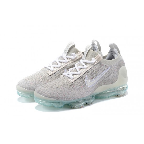 Dame/Herre Nike Air VaporMax 2021 Flyknit Grå Hvit DH4088-001 Løper sko