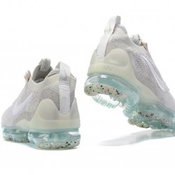 Dame/Herre Nike Air VaporMax 2021 Flyknit Grå Hvit DH4088-001 Løper sko