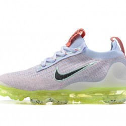 Dame/Herre Nike Air VaporMax 2021 Flyknit Grå Gul DC4112-003 Løper sko