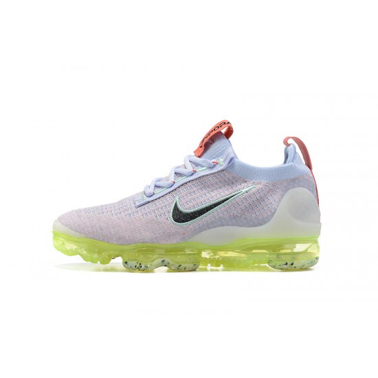 Dame/Herre Nike Air VaporMax 2021 Flyknit Grå Gul DC4112-003 Løper sko