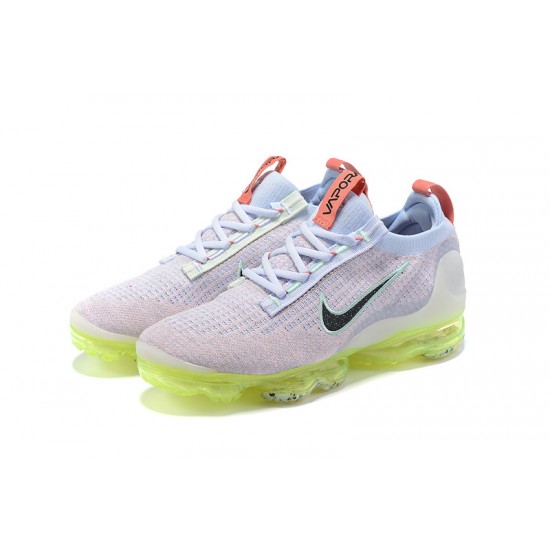 Dame/Herre Nike Air VaporMax 2021 Flyknit Grå Gul DC4112-003 Løper sko