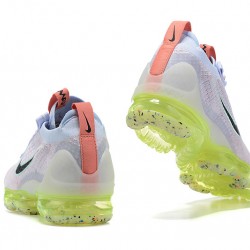 Dame/Herre Nike Air VaporMax 2021 Flyknit Grå Gul DC4112-003 Løper sko