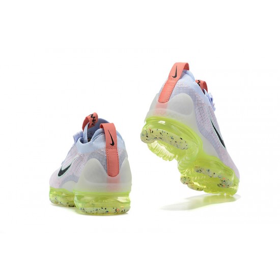 Dame/Herre Nike Air VaporMax 2021 Flyknit Grå Gul DC4112-003 Løper sko