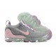 Dame/Herre Nike Air VaporMax 2021 Flyknit Grå og Pink Løper sko