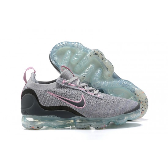 Dame/Herre Nike Air VaporMax 2021 Flyknit Pink Grå DB1550-004 Løper sko