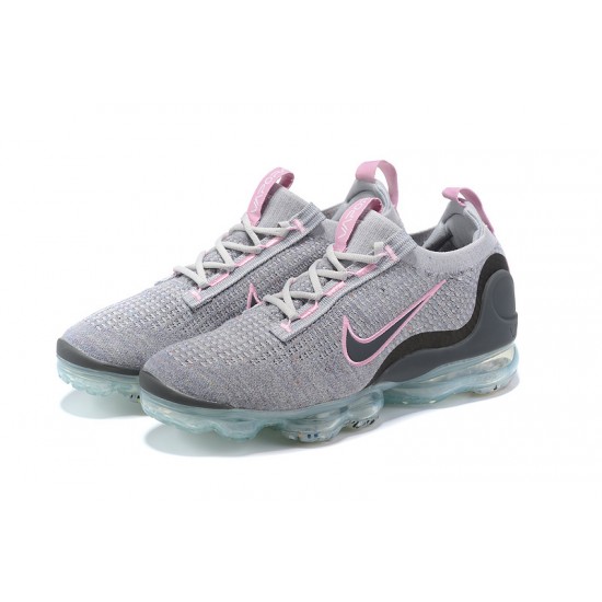 Dame/Herre Nike Air VaporMax 2021 Flyknit Pink Grå DB1550-004 Løper sko