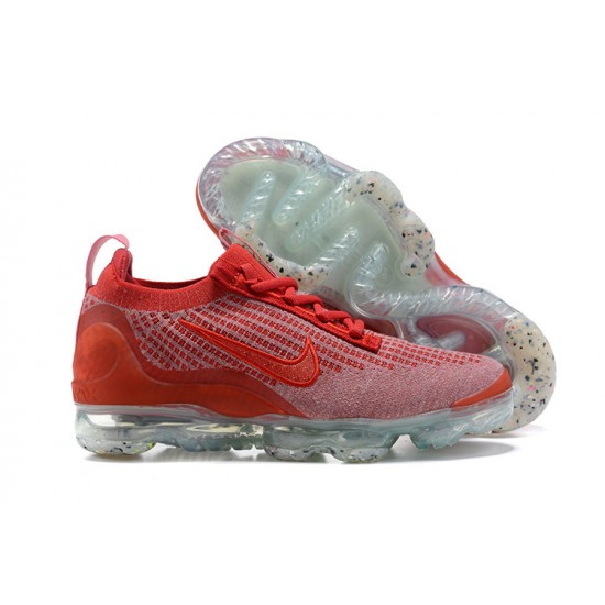 Dame/Herre Nike Air VaporMax 2021 Flyknit Rød DC4112-800 Løper sko