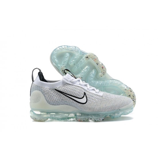 Dame/Herre Nike Air VaporMax 2021 Flyknit Hvit Black DB1550-100 Løper sko