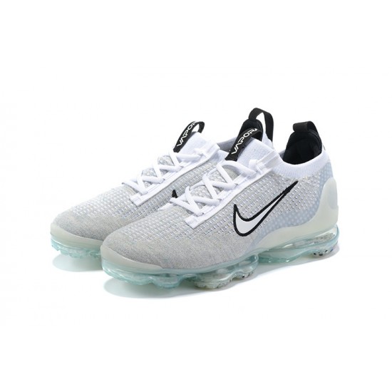 Dame/Herre Nike Air VaporMax 2021 Flyknit Hvit Black DB1550-100 Løper sko