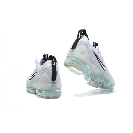 Dame/Herre Nike Air VaporMax 2021 Flyknit Hvit Black DB1550-100 Løper sko