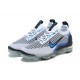 Dame/Herre Nike Air VaporMax 2021 Flyknit Hvit Blå DM0025-001 Løper sko