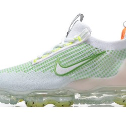 Dame/Herre Nike Air VaporMax 2021 Flyknit Hvit Grønt FD0871-100 Løper sko 