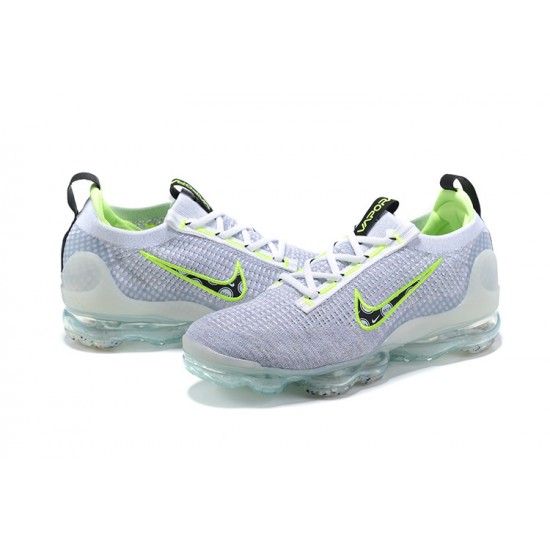 Dame/Herre Nike Air VaporMax 2021 Flyknit Hvit Grå DB1550-005  Løper sko